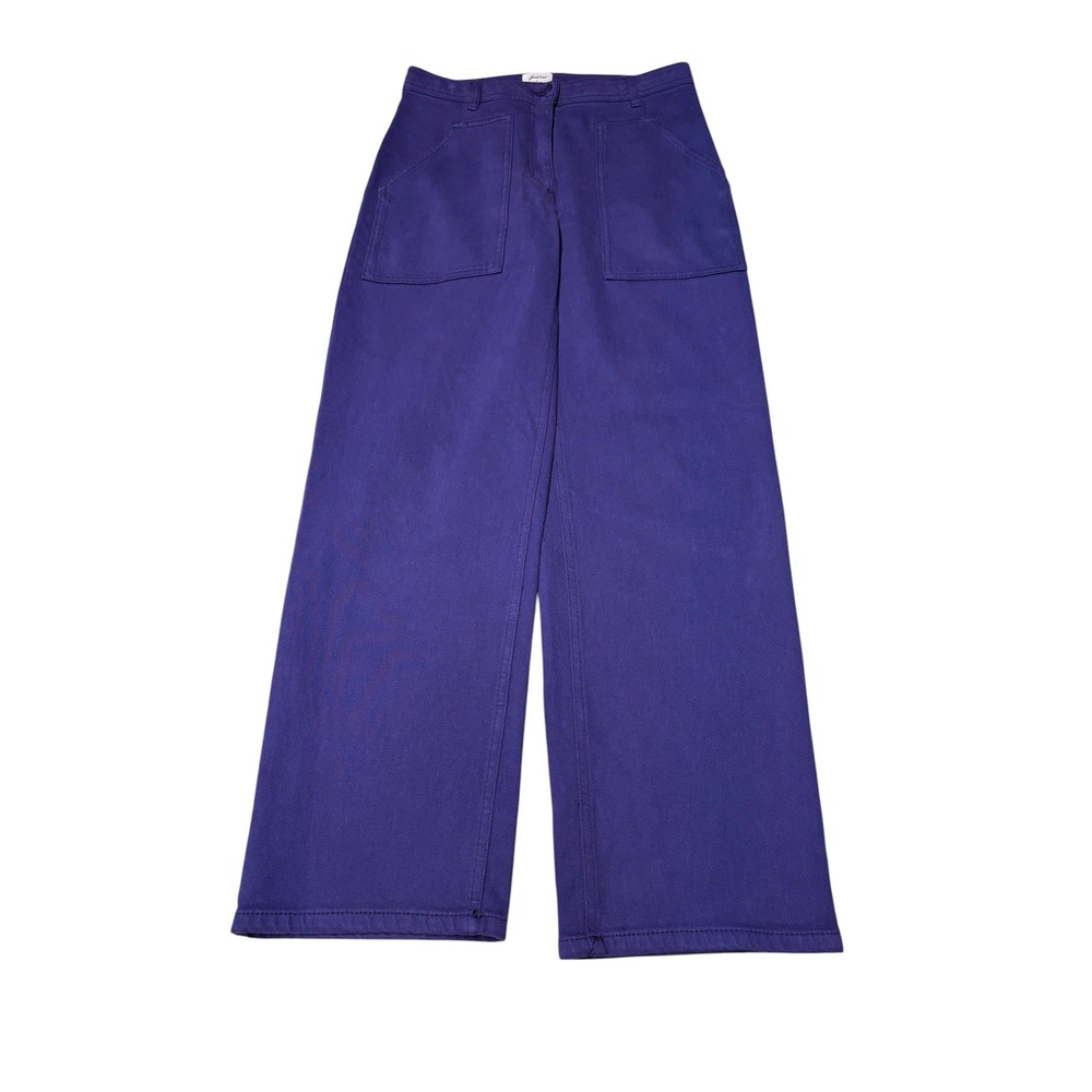 Wilfred Free Aritzia Purple Modern Utility High Rise Straight Pants 4 W28 L30